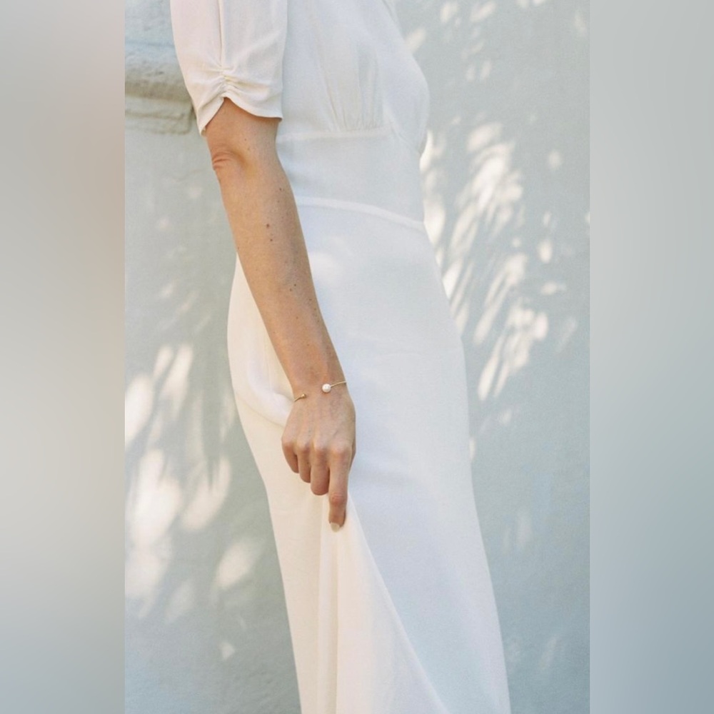 NWT Reformation Dusk Dress Ivory - Picture 4 of 16